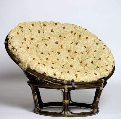 Кресло из натурального ротанга ПАПАСАН 110 см (цвет: орех) - вид 5 миниатюра
